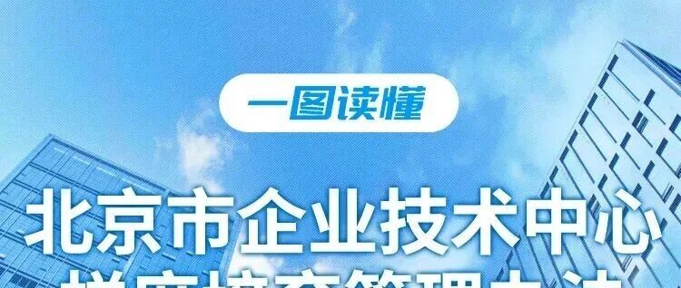 留创资讯 | 北京市企业技术中心梯度培育管理办法（试行）